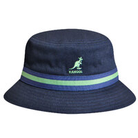 Stripe Lahinch Bucket Hat Summer Sun Protection Winter Fishing Cap Navy - Small
