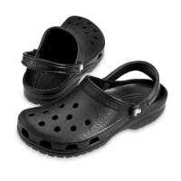 Crocs Classic Clogs Roomy Fit Sandal Clog Sandals Slides Waterproof - Black - Mens US 13/Womens US 15