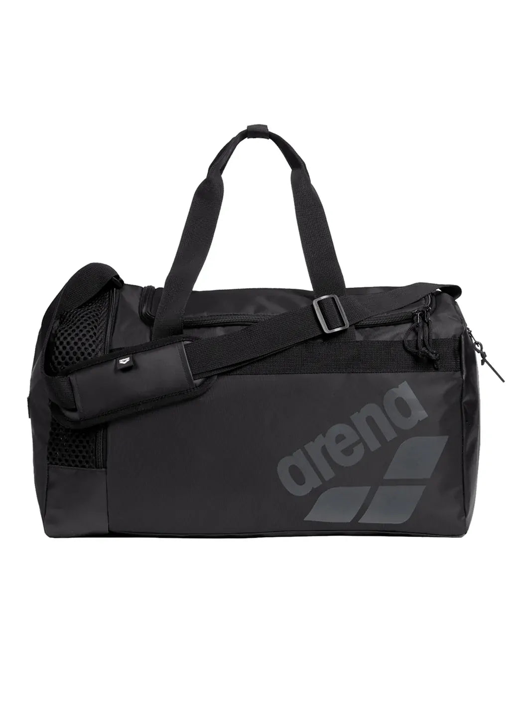 Arena All Set Duffle Bag 40L Sports Gym Travel Aquabreathe Water-Repellent in Black