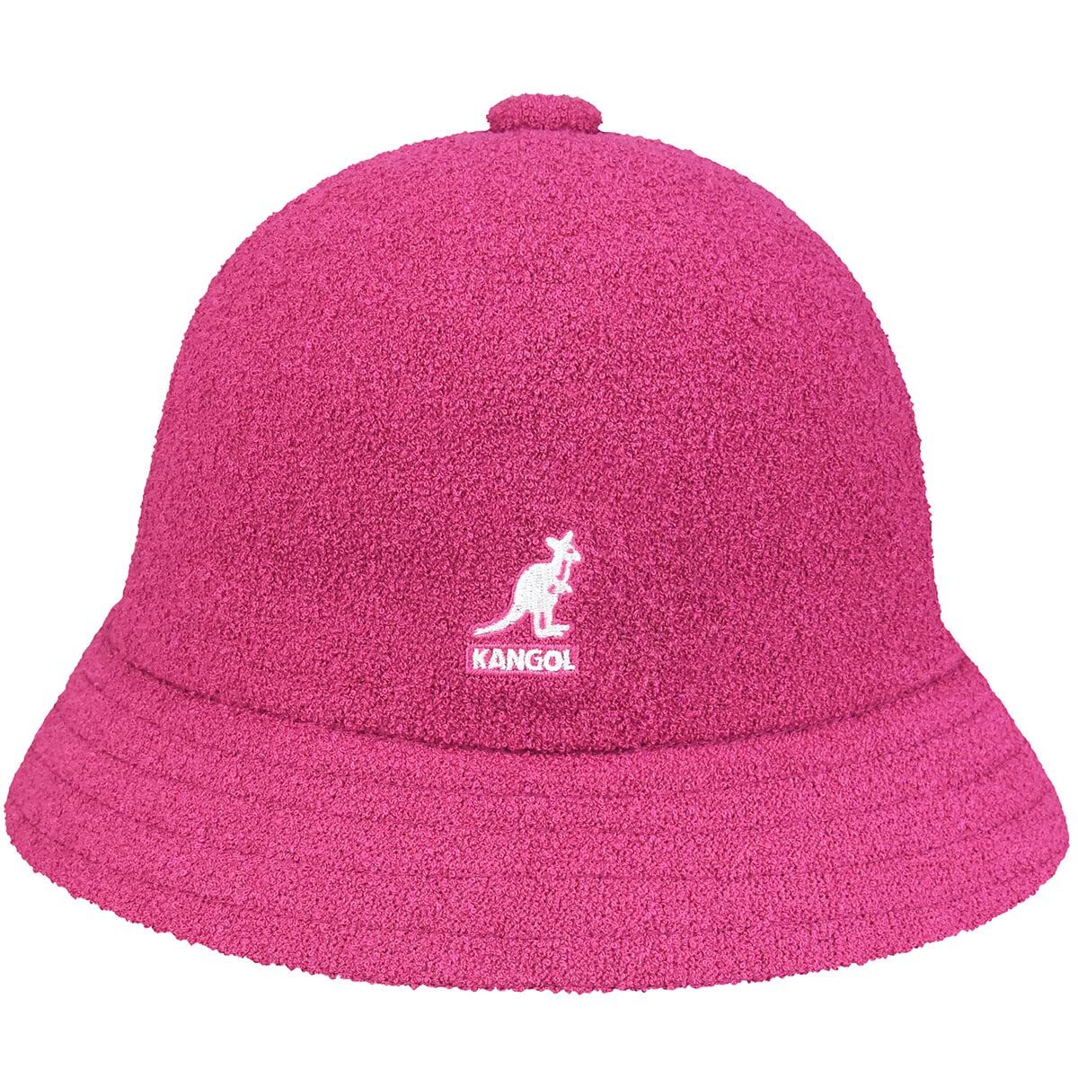Kangol Bermuda Casual Bucket Hat Terry Towelling Cap Summer Camp - Electric Pink