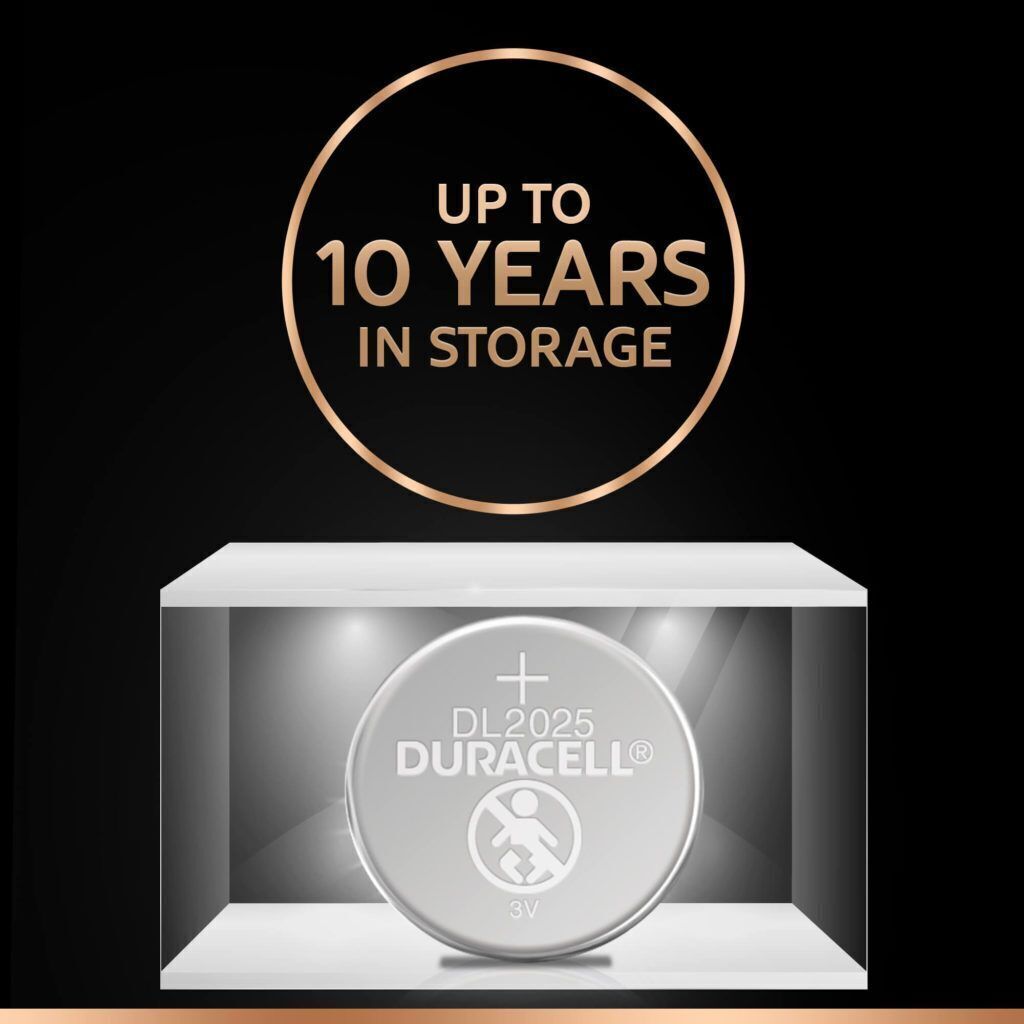 6x Duracell CR2025 Lithium Batteries 3V (3x 2-Pack)