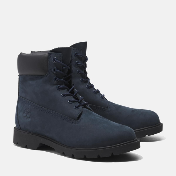 Timberland Classic 6" Waterproof Leather Boot in Dark Blue