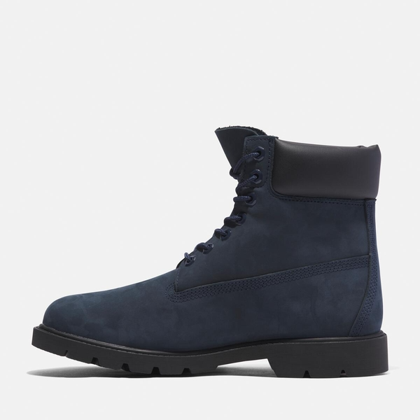 Timberland Classic 6" Waterproof Leather Boot in Dark Blue