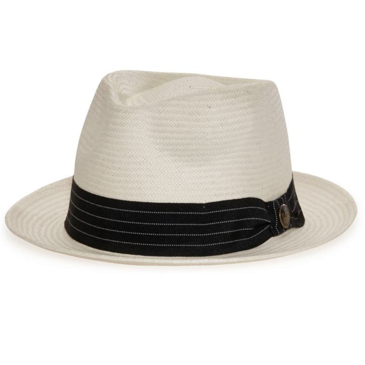 Goorin Brothers Mens Straw Hat Fedora Trilby Panama Summer Beach - Stone