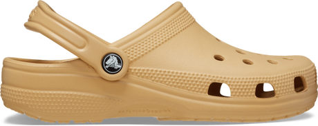 Crocs Classic Clogs Roomy Fit Sandal Clog Sandals Slides Waterproof in Wheat