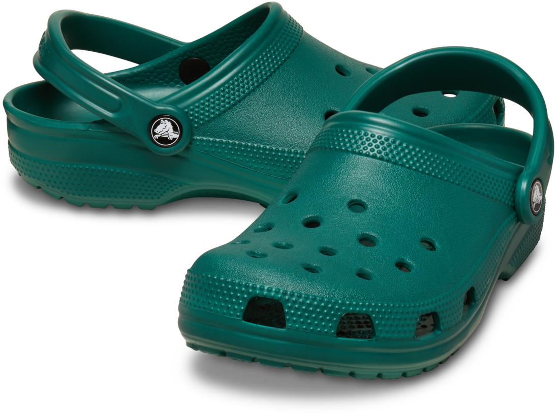 Crocs Adult Classic Clogs Shoes Sandals Slides - Emerald