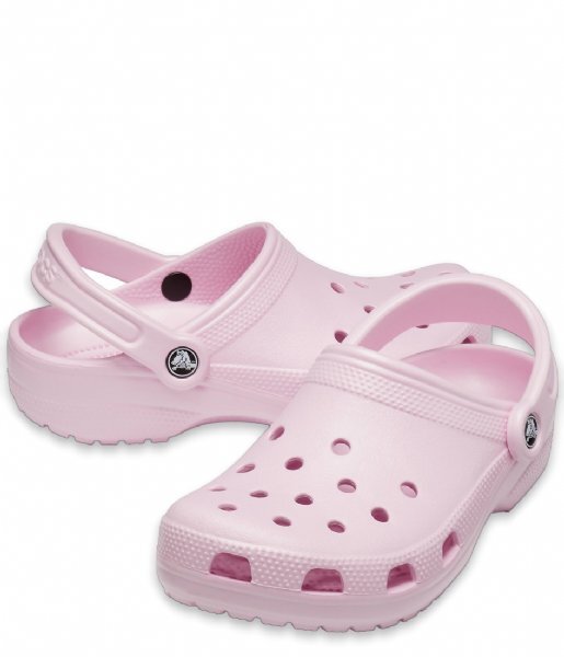 Crocs Adult Classic Clogs - Ballerina Pink (Summer Unisex Shoes/Sandals/Slides)