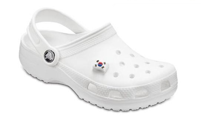 1x Crocs South Korea Flag Jibbitz Charm - 100% Authentic