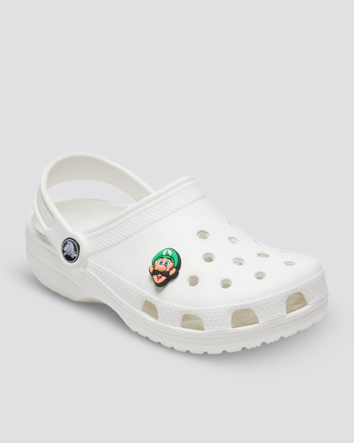 1x Crocs Super Mario Luigi Jibbitz Shoe Charm - 100% Authentic
