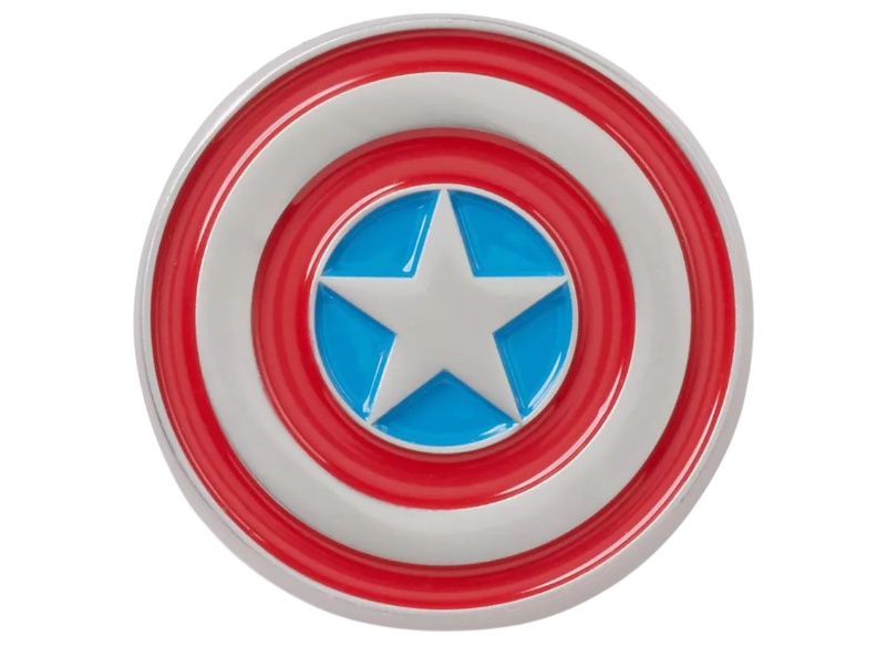 1x Crocs Captain America 1 Shield Jibbitz Charm - 100% Authentic