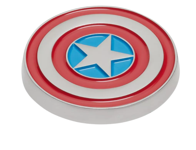 1x Crocs Captain America 1 Shield Jibbitz Charm - 100% Authentic