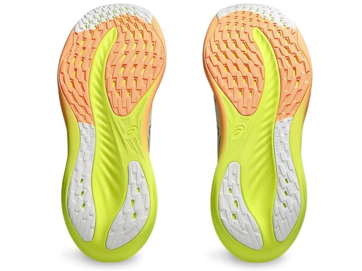 Mens ASICS GEL-Nimbus 26 PARIS Running Shoes in Cool Grey/Safety Yellow – Size 11.5