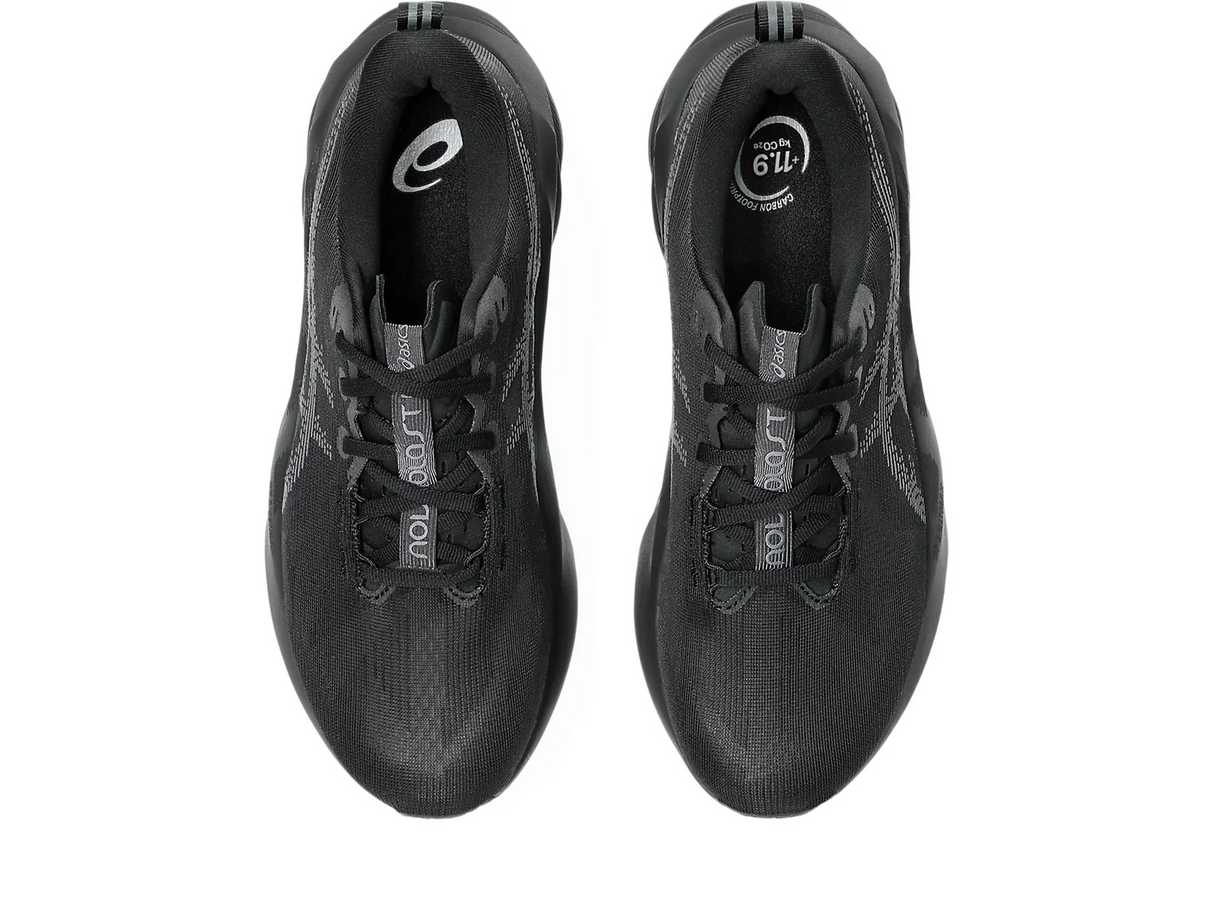 Asics Mens Novablast 5 Running Shoes - Black/Carrier Grey (Athletic Sneakers/Runners)