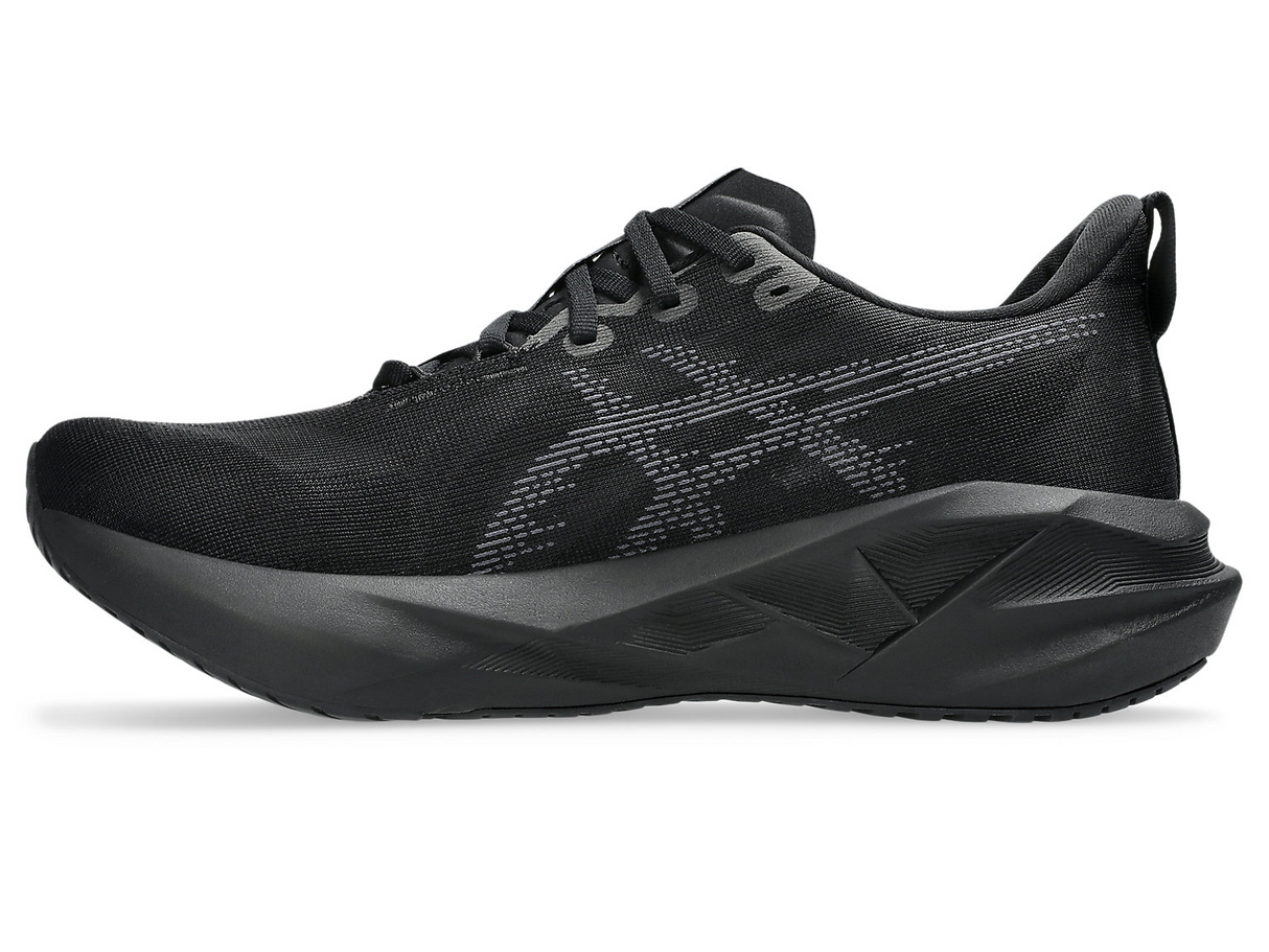 Asics Mens Novablast 5 Running Shoes - Black/Carrier Grey (Athletic Sneakers/Runners)