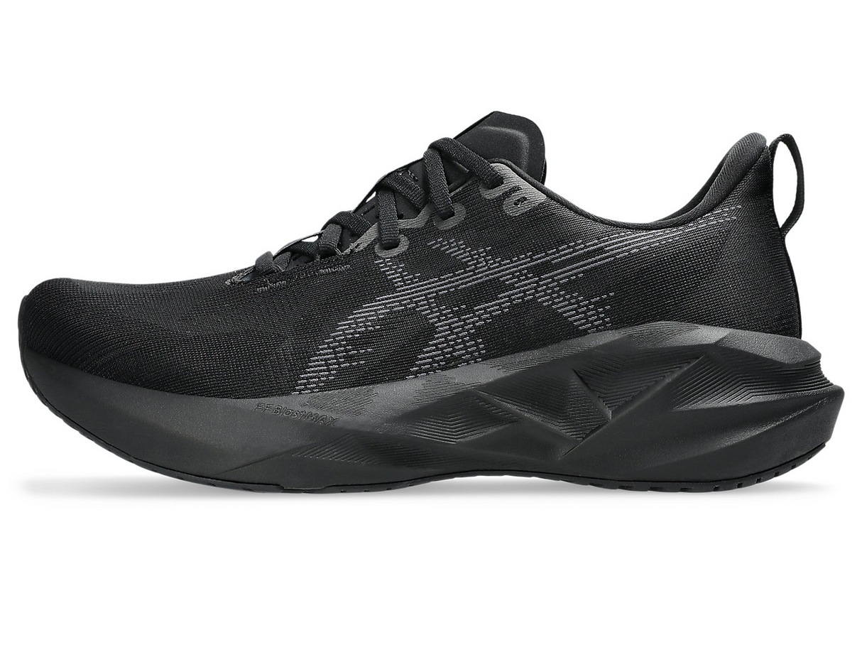 Asics Mens Novablast 5 Running Shoes - Black/Carrier Grey (Athletic Sneakers/Runners)