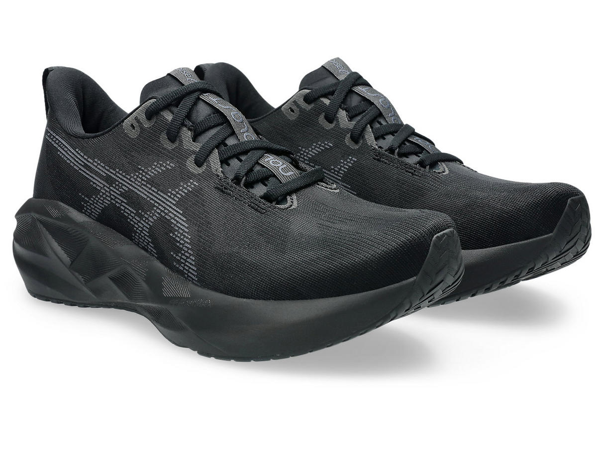 Asics Mens Novablast 5 Running Shoes - Black/Carrier Grey (Athletic Sneakers/Runners)