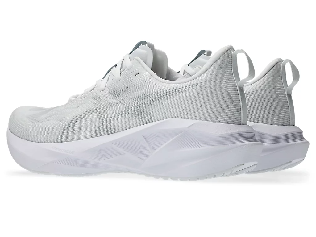 Asics Mens Novablast 5 Running Shoes - White/Piedmont Grey (Athletic Sneakers/Runners)