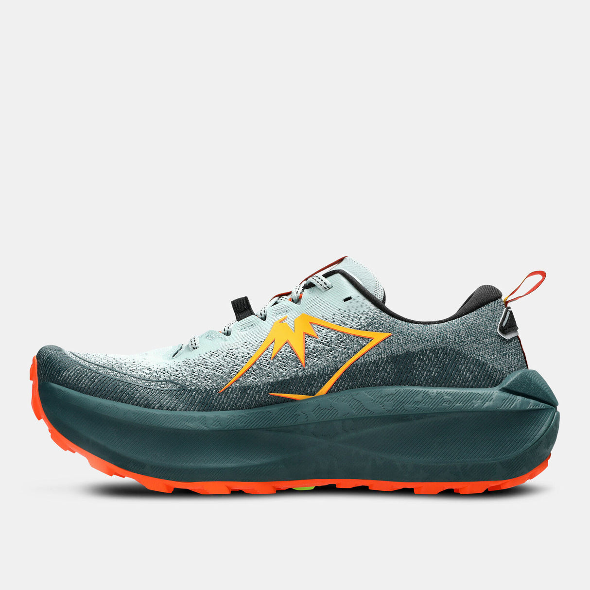 Asics Mens Trabuco Max 4 Trail Running Shoes - Cold Moss/Nova Orange (Sneakers/Runners)