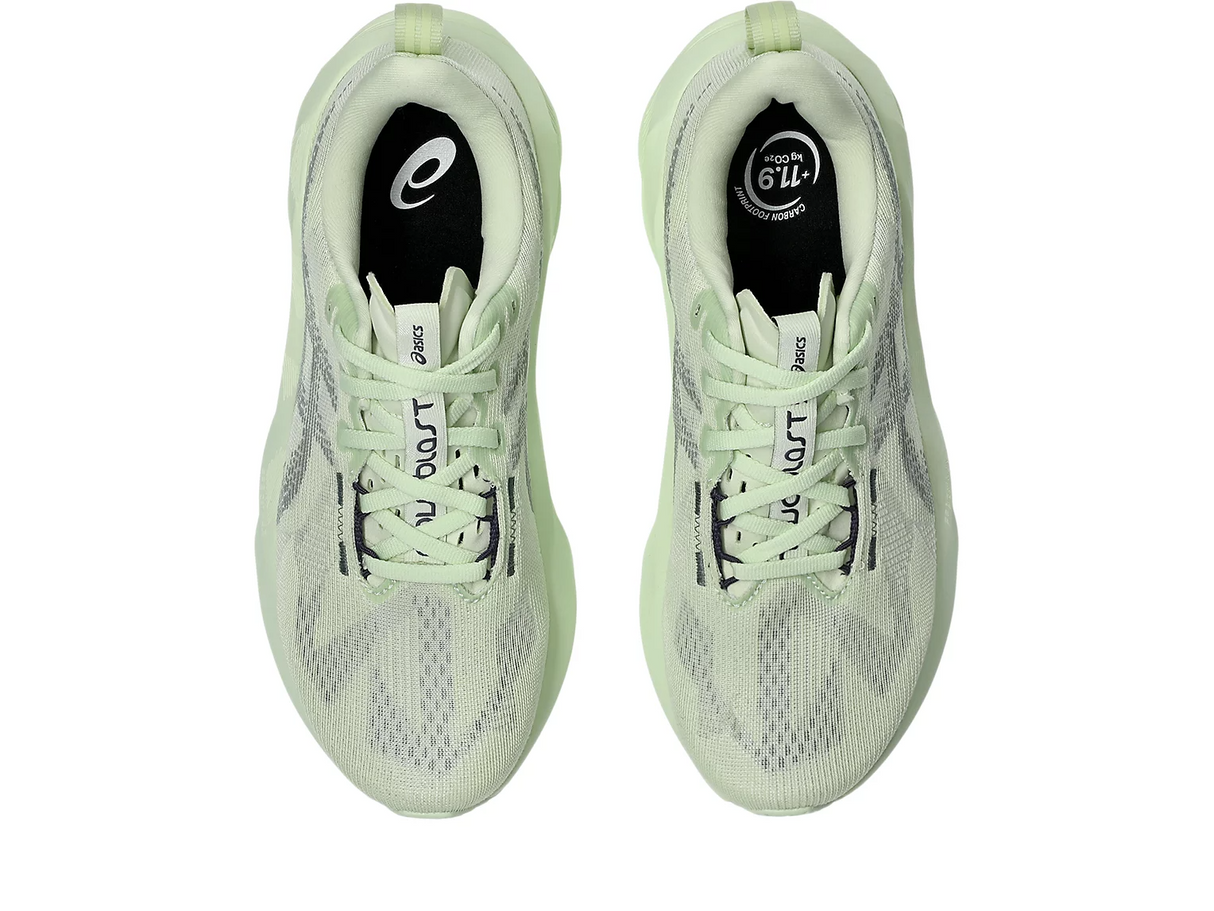 Asics Womens Novablast 5 Running Shoes - Green/Blue (Athletic Sneakers/Runners)