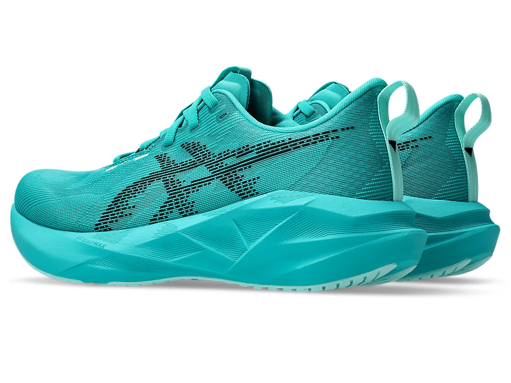 Asics Womens Novablast 5 Running Shoes - Wave Teal/Black (Athletic Sneakers/Runners)