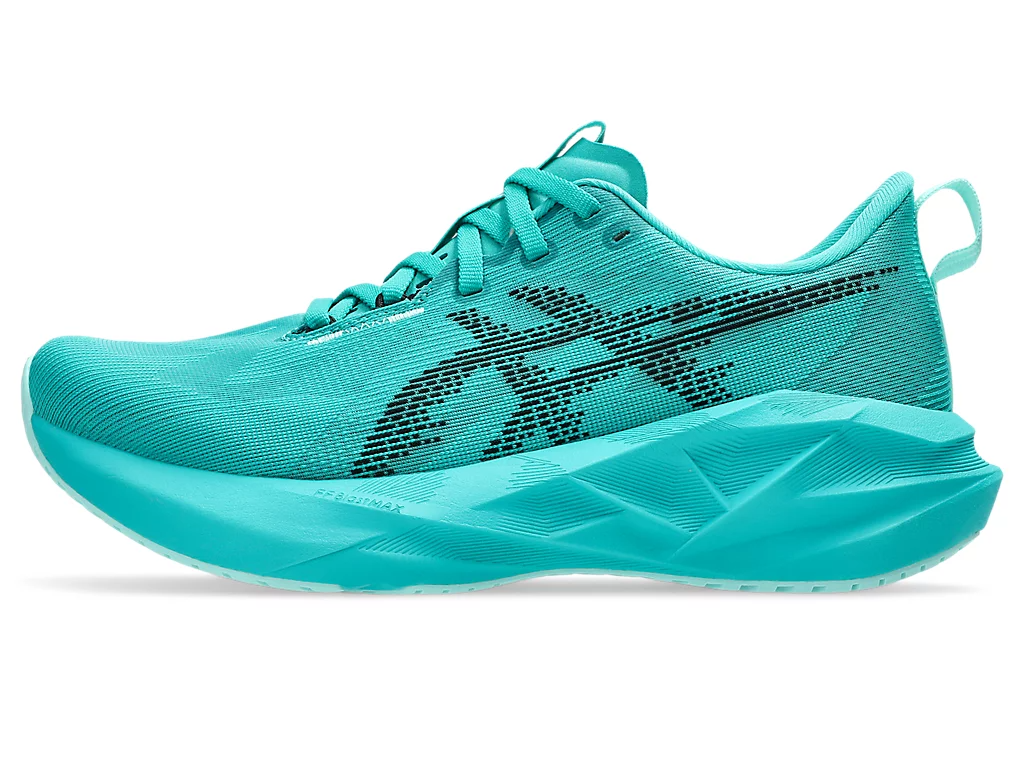 Asics Womens Novablast 5 Running Shoes - Wave Teal/Black (Athletic Sneakers/Runners)