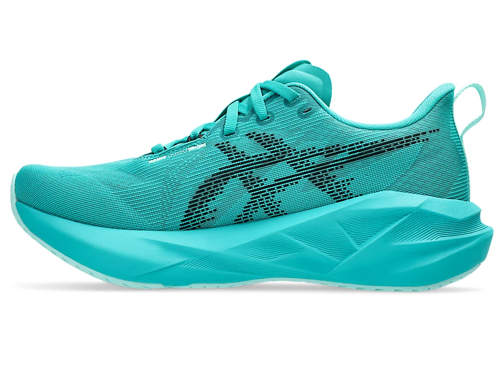 Asics Womens Novablast 5 Running Shoes - Wave Teal/Black (Athletic Sneakers/Runners)
