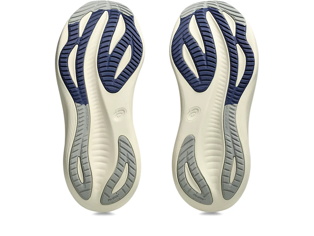 Asics Womens Gel Nimbus 27 Running Shoes - Birch/Indigo Blue (Sneakers/Runners)