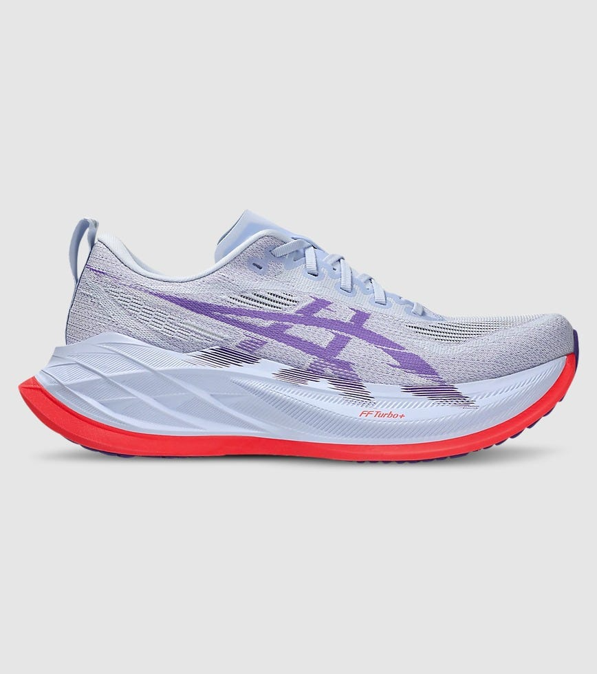 Asics Mens Asics Superblast 2 Sneakers Runners Shoes in Blue Fade/Edo Purple