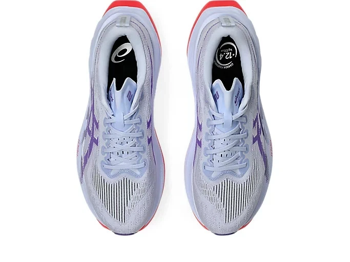 Asics Mens Asics Superblast 2 Sneakers Runners Shoes in Blue Fade/Edo Purple