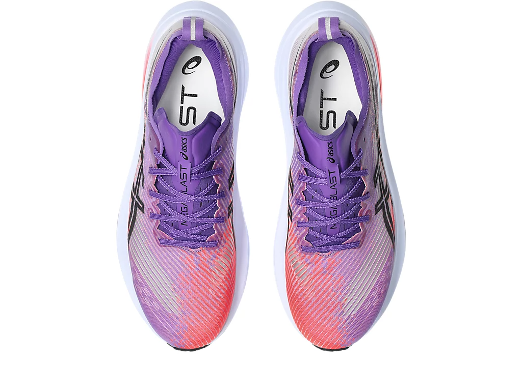 Asics Unisex Megablast Runners Sneakers Shoes in Edo Purple/Black
