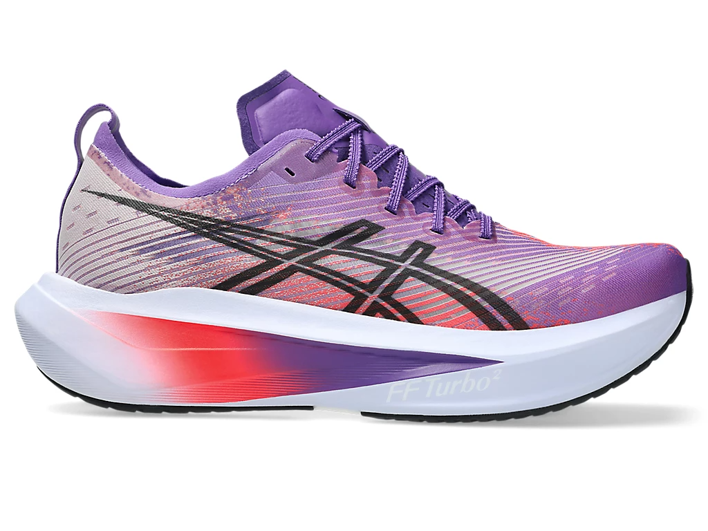 Asics Unisex Megablast Runners Sneakers Shoes in Edo Purple/Black