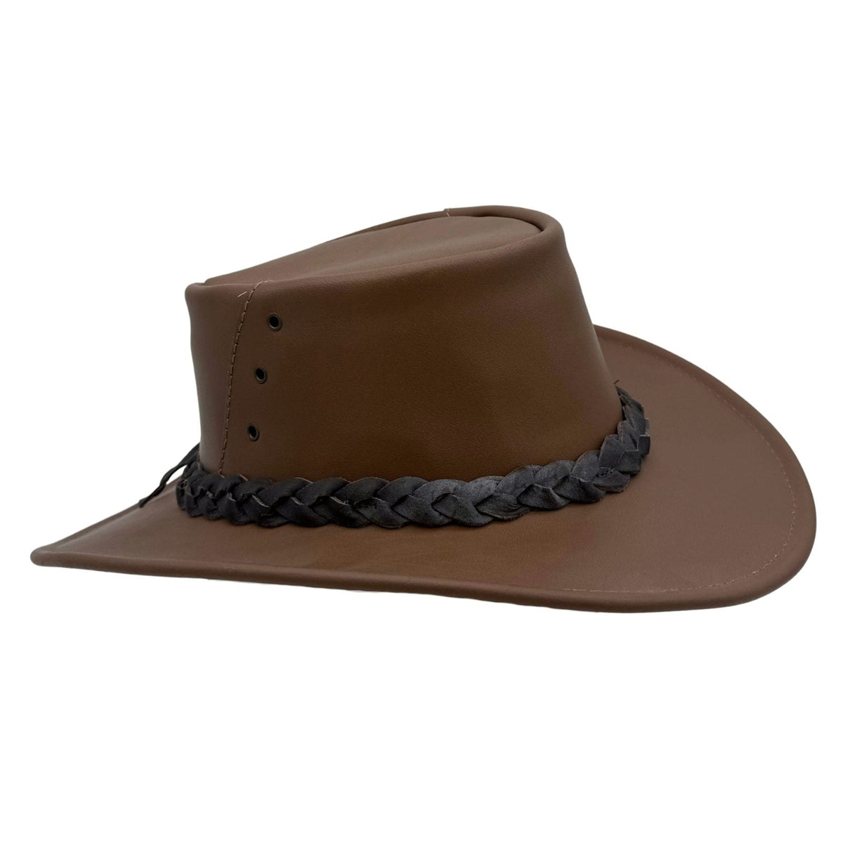 Jacaru 1015 Capricorn Buffalo Leather Hat - Water Resistant & UPF 50+ (Made in Australia)