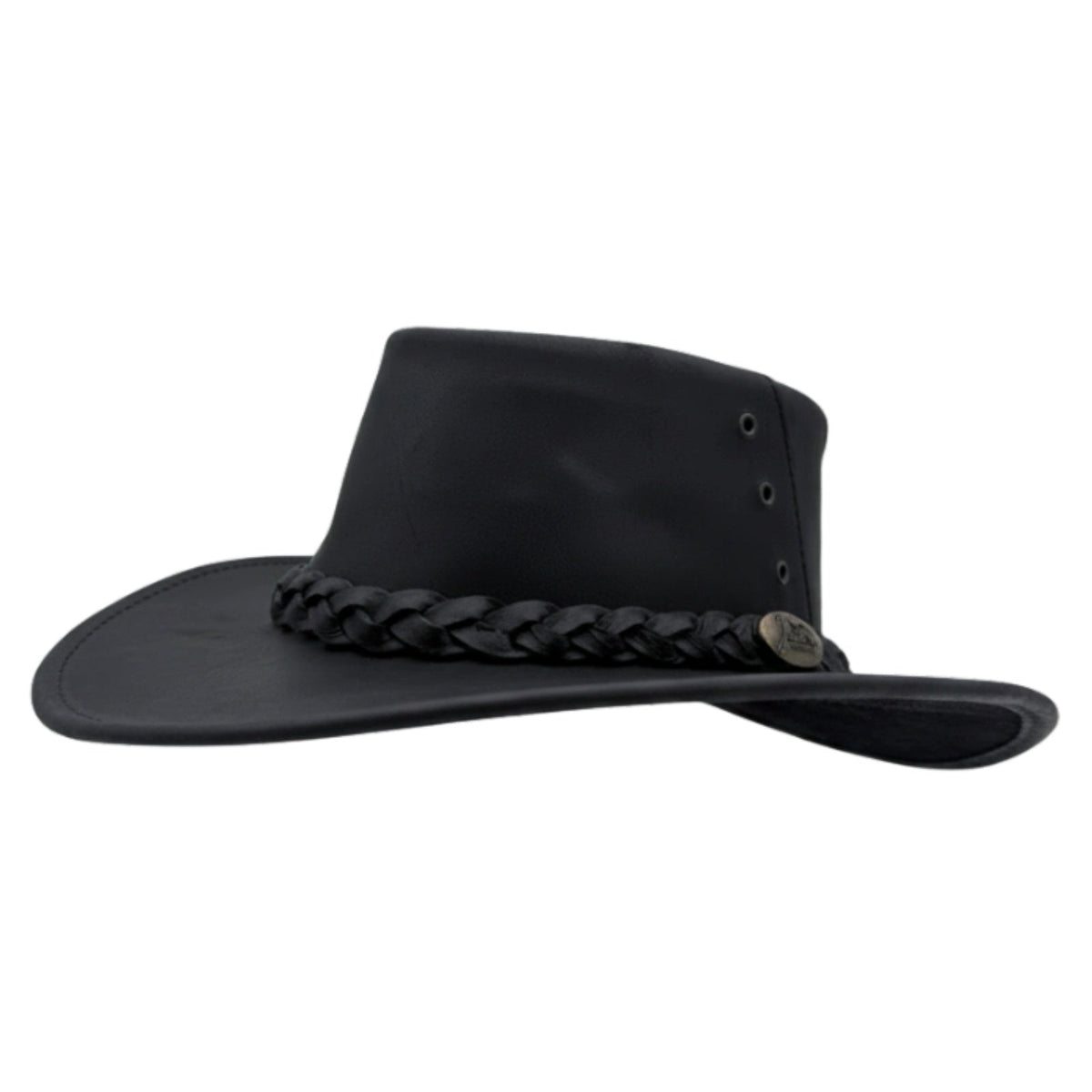 Jacaru 1015 Capricorn Buffalo Leather Hat - Water Resistant & UPF 50+ (Made in Australia)