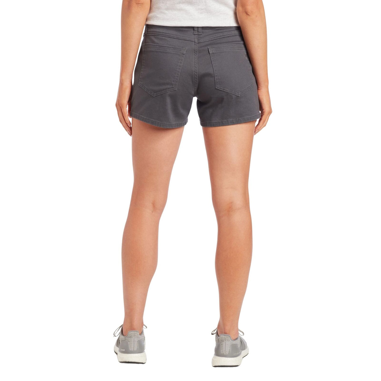 Kuhl Womens Kontour 4in Cotton Stretch Outdoor Hiking Short in Pavement
