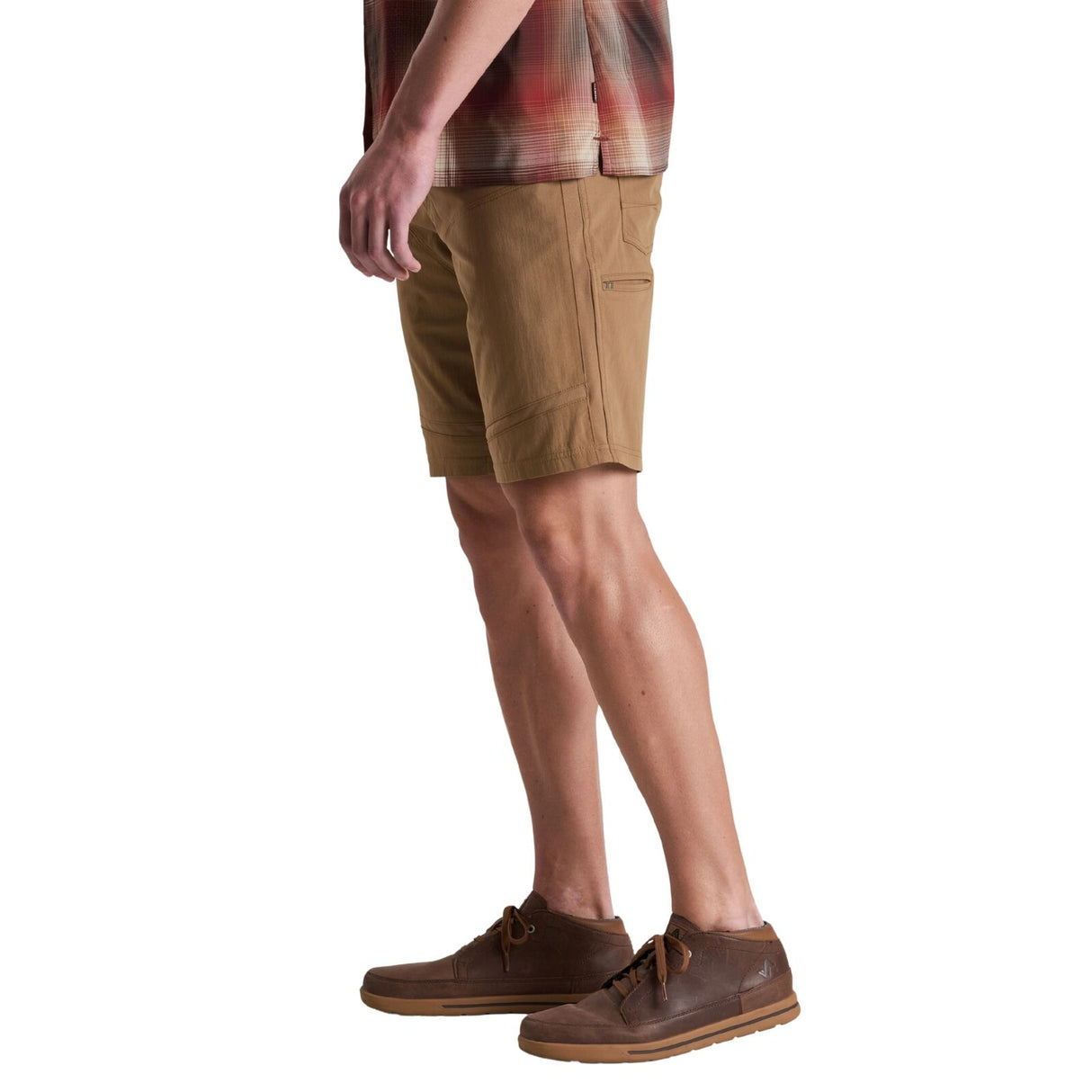 Kuhl Mens Radikl 10in Outdoor Hiking Adventure Shorts in Dark Khaki