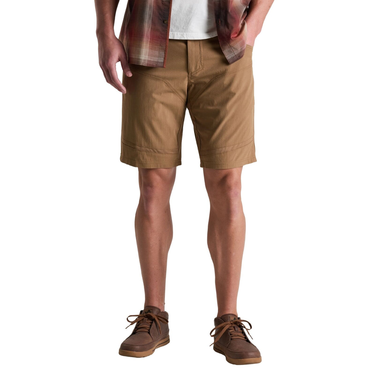 Kuhl Mens Radikl 10in Outdoor Hiking Adventure Shorts in Dark Khaki