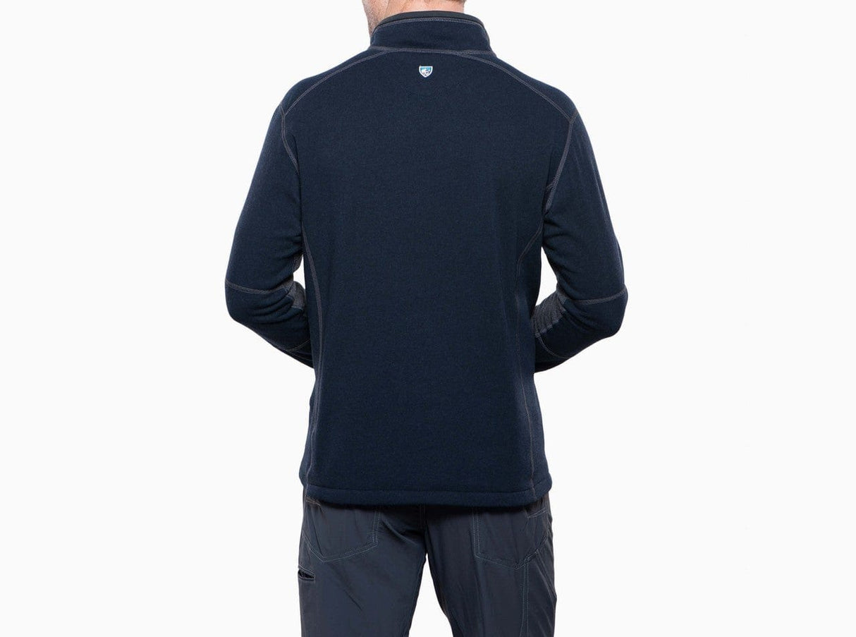 Kuhl Revel 1/4 Z Mutiny Mens Lightweight Sweater in Blue/Steel Size XXL
