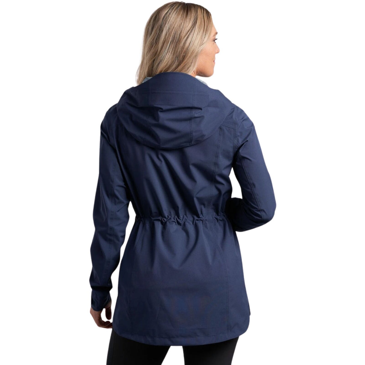 KUHL Stretch Voyagr Womens Rain Jacket Waterproof Lightweight in Blue Size XS