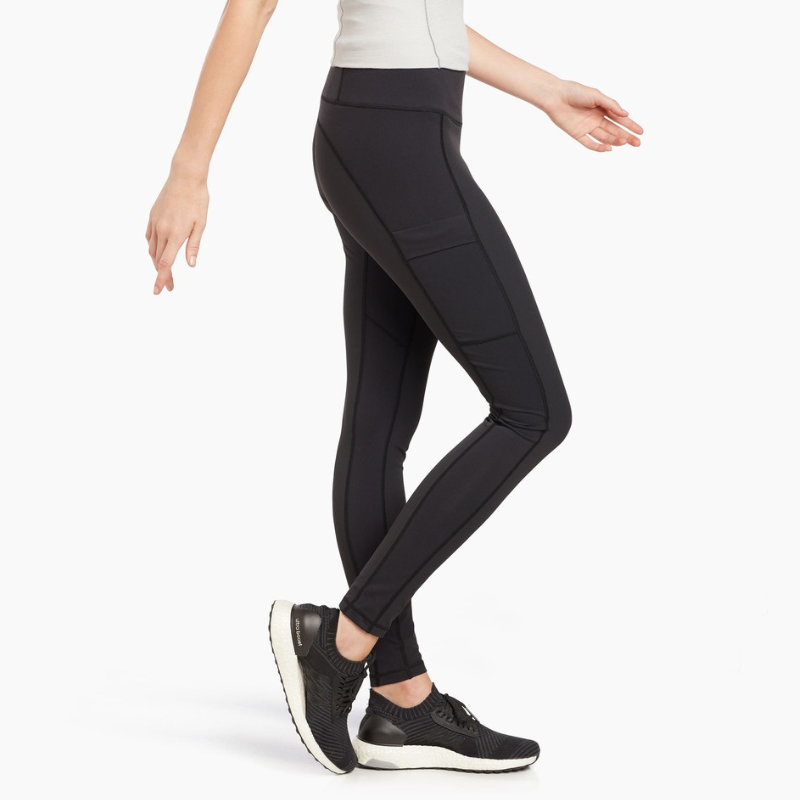 Kuhl Transcendr Womens Leggings Softshell Stretch UPF50 29in Inseam in Raven