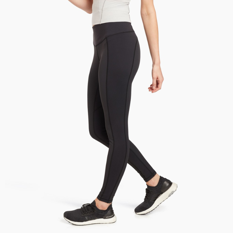 Kuhl Transcendr Womens Leggings Softshell Stretch UPF50 29in Inseam in Raven