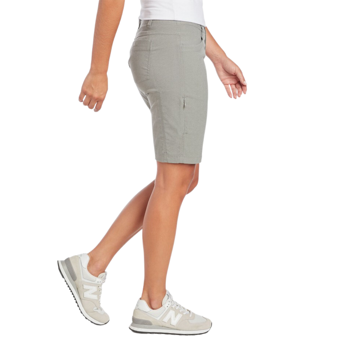 Kuhl Trekr Womens 11" Shorts in Stone