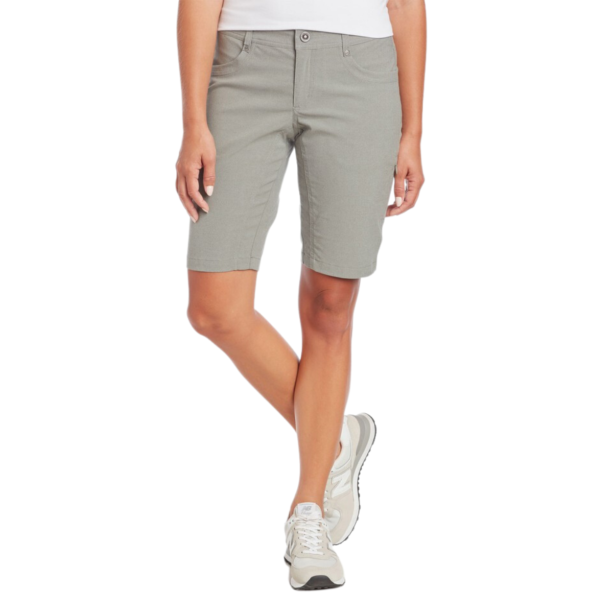 Kuhl Trekr Womens 11" Shorts in Stone