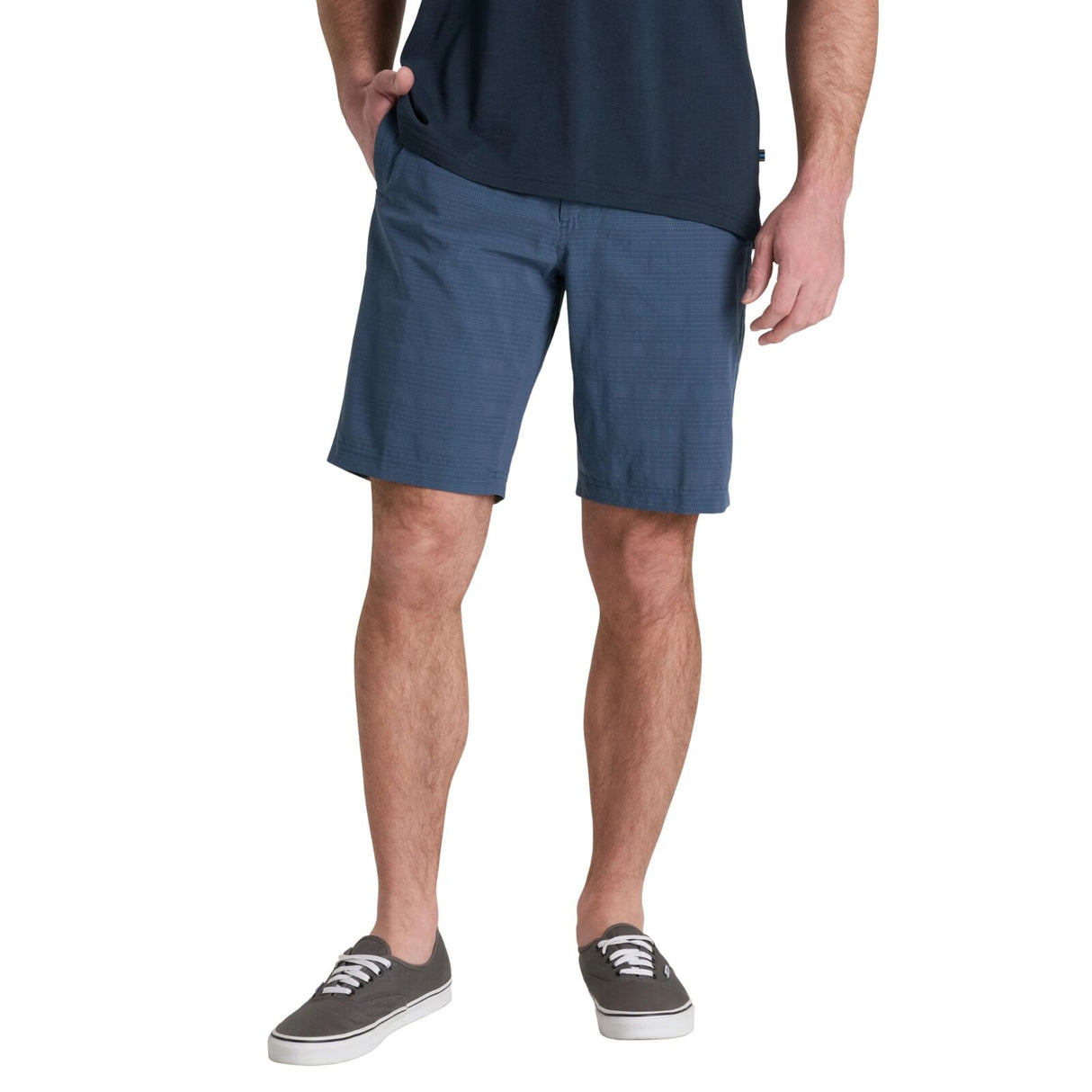 Kuhl Mens Upriser 10in Outdoor Hiking Swimming Shorts in Deep Storm