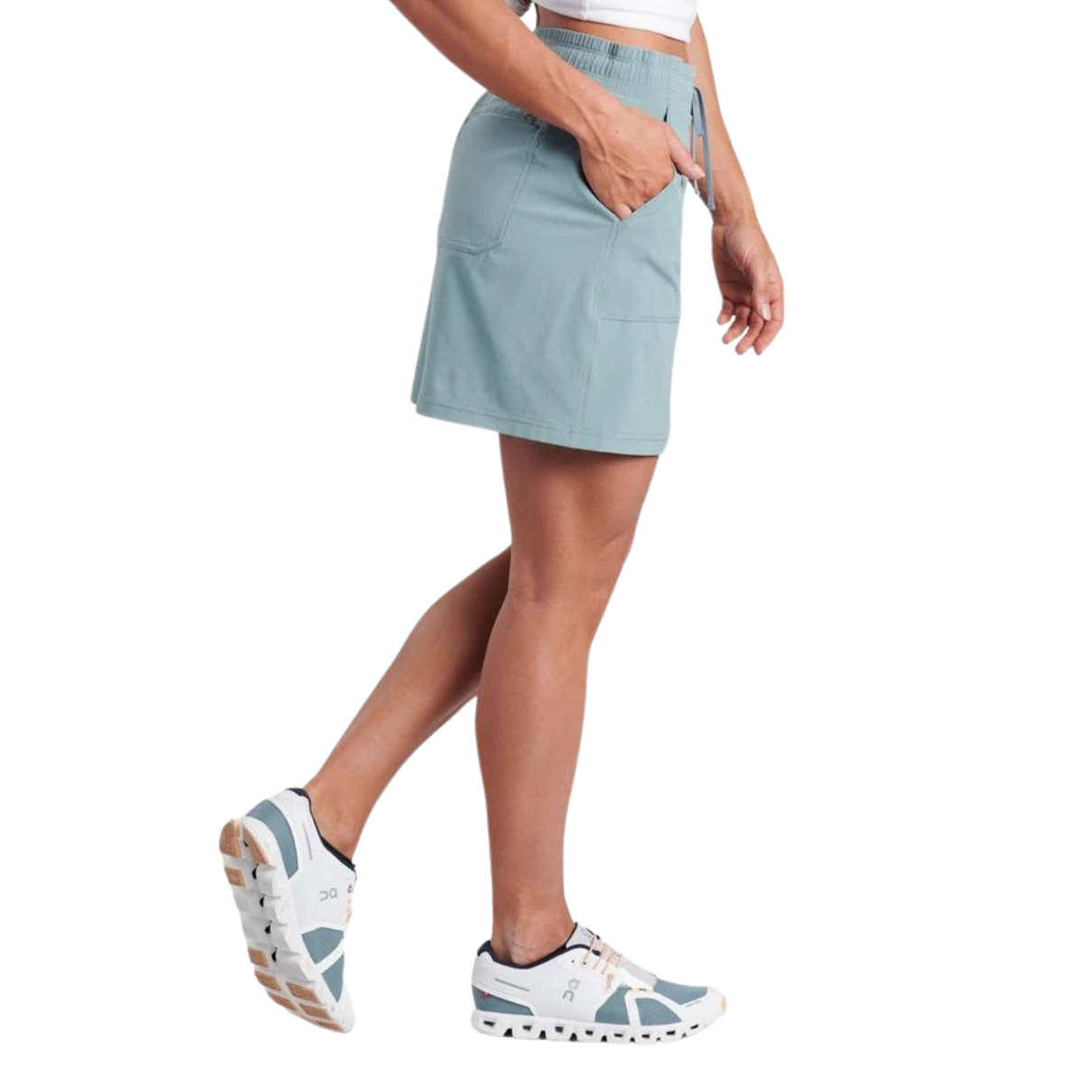 Kuhl Womens Vantage Outdoor Hiking Skort in Eucalytpus