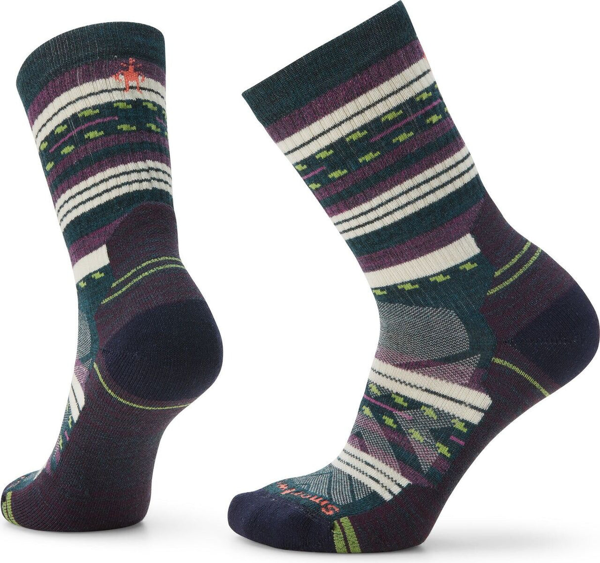 Smartwool W Hike Light Cushion Margarita Crew Socks Twilight Blue