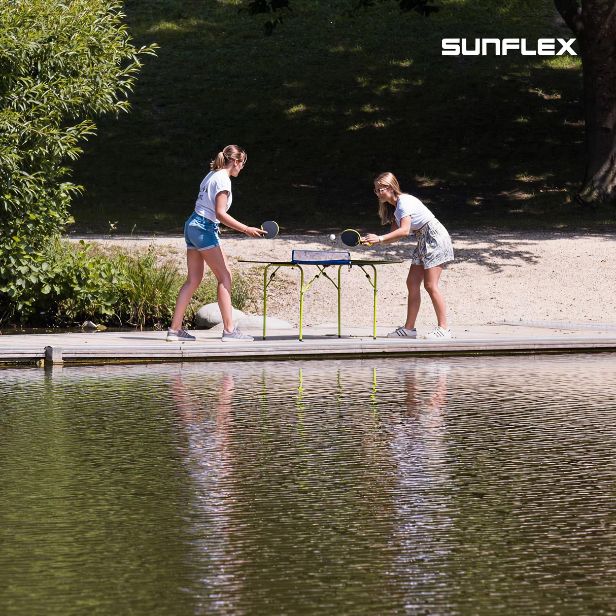 SUNFLEX Atomic C15 Table Tennis Bat - (Beginners Approaching Advanced Level)