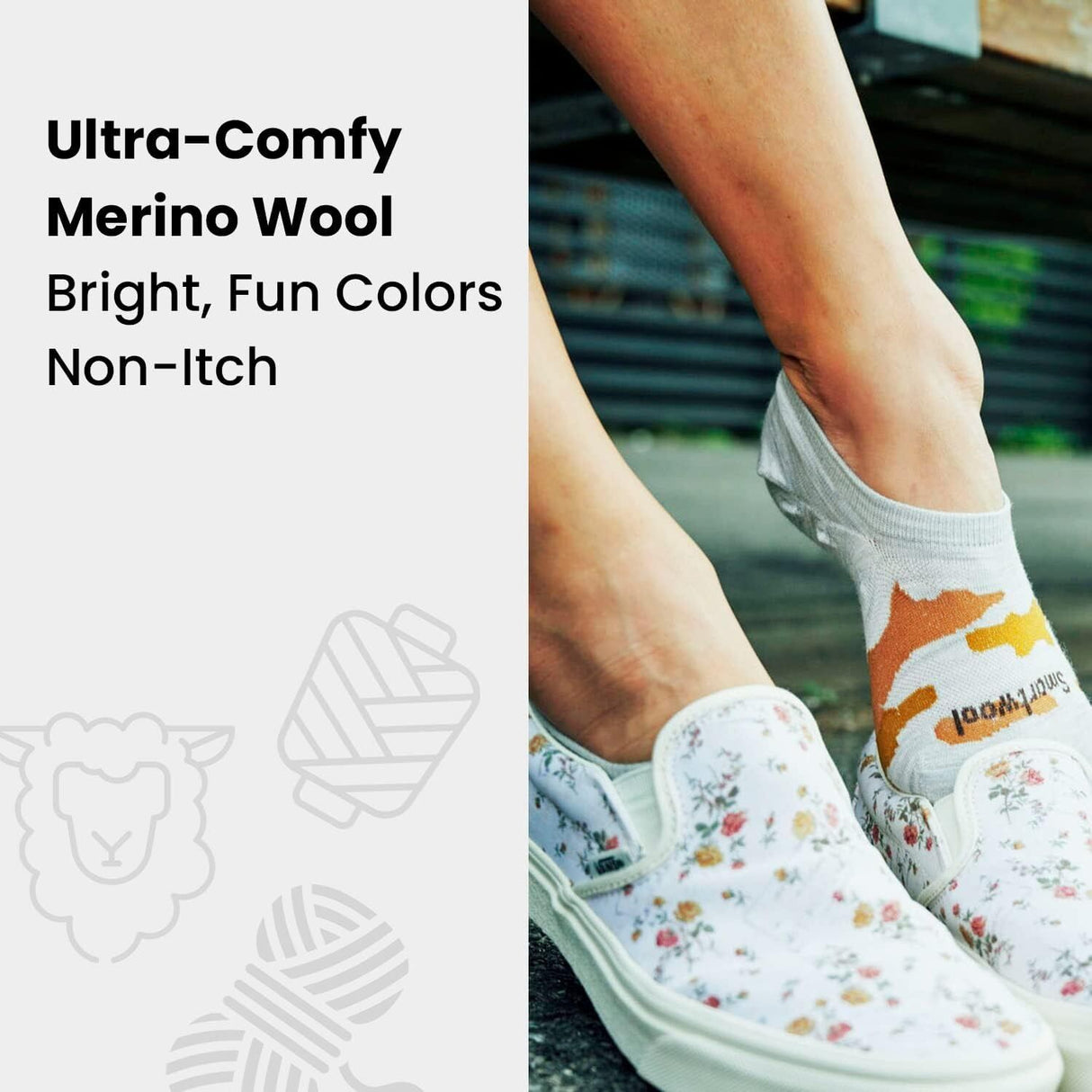 Smartwool Womens Hike Light Cushion Tube Stripe Crew Socks in Charcoal Light Grey - L