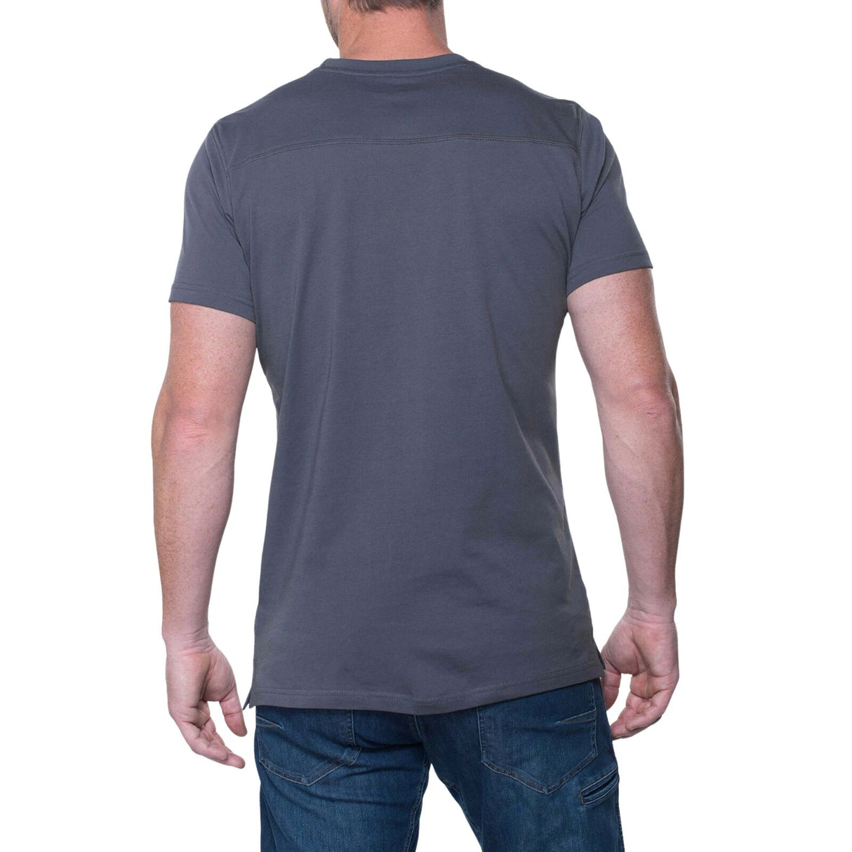 Kuhl Mens Born In The Mountains Outdoor Hiking T Shirt in Carbon