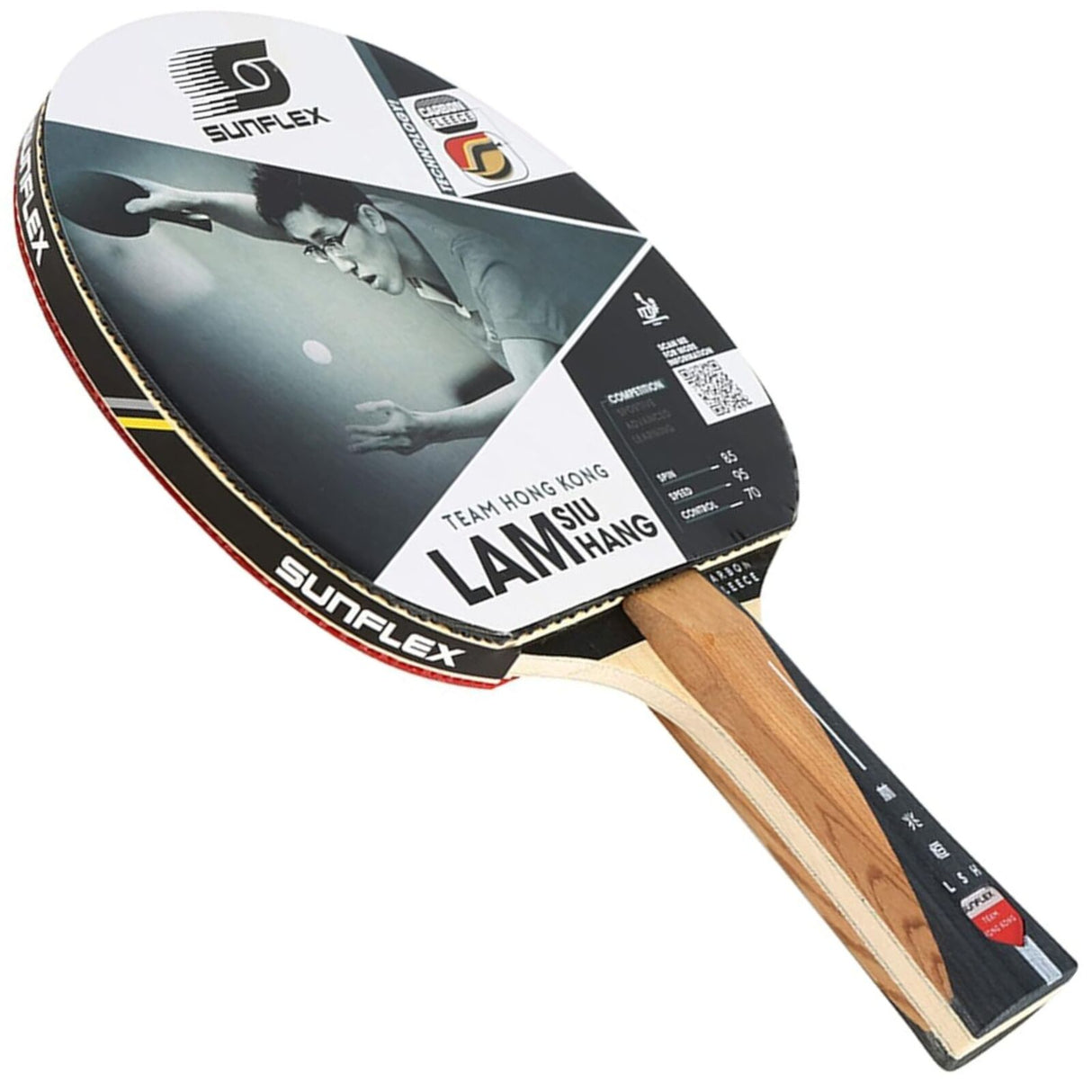 Sunflex Lam SIU Hang Table Tennis Bat Ping Pong Racket Racquet Game