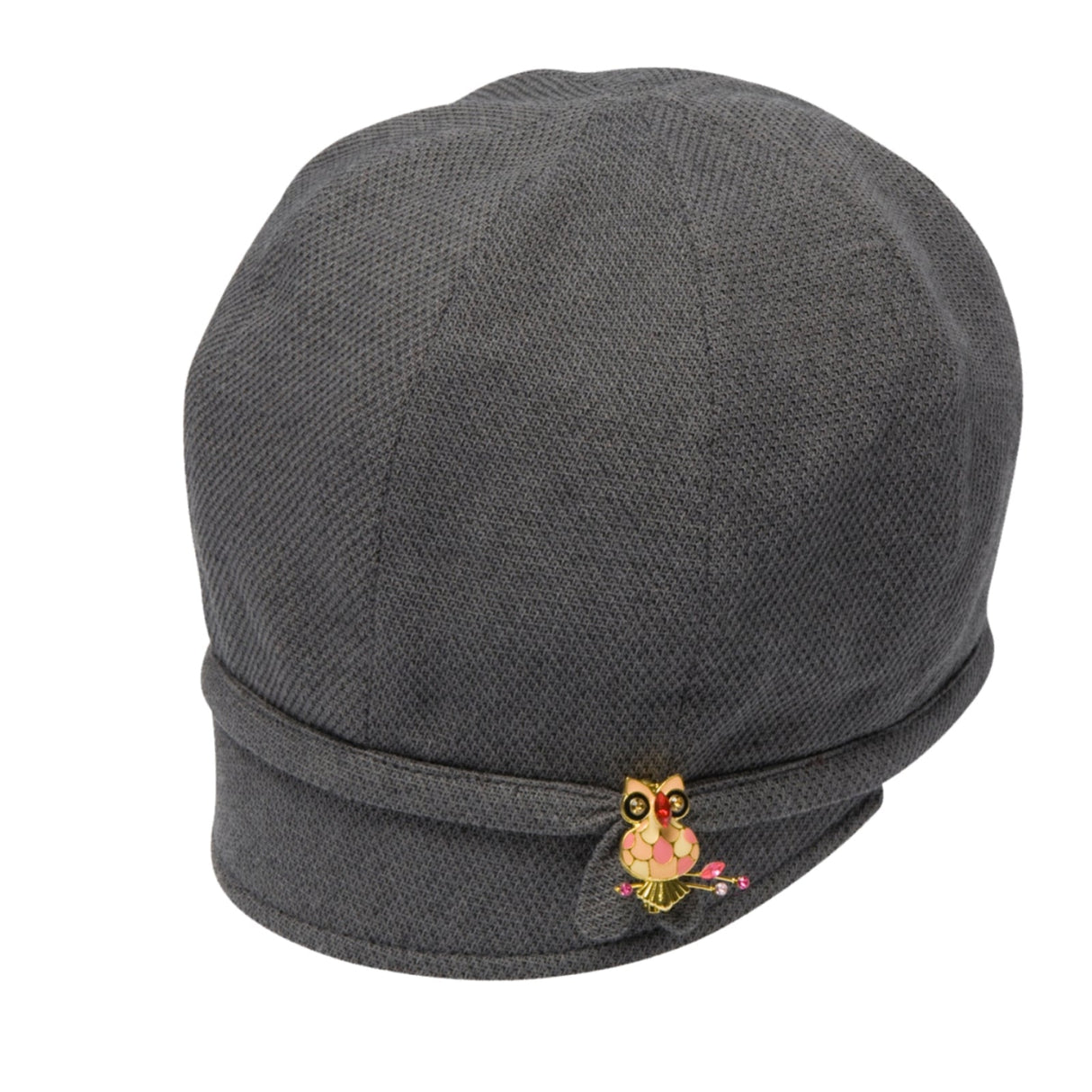 GOORIN BROTHERS Ladies Hooty Drop-Slope Cloche Hat - Grey - Grey